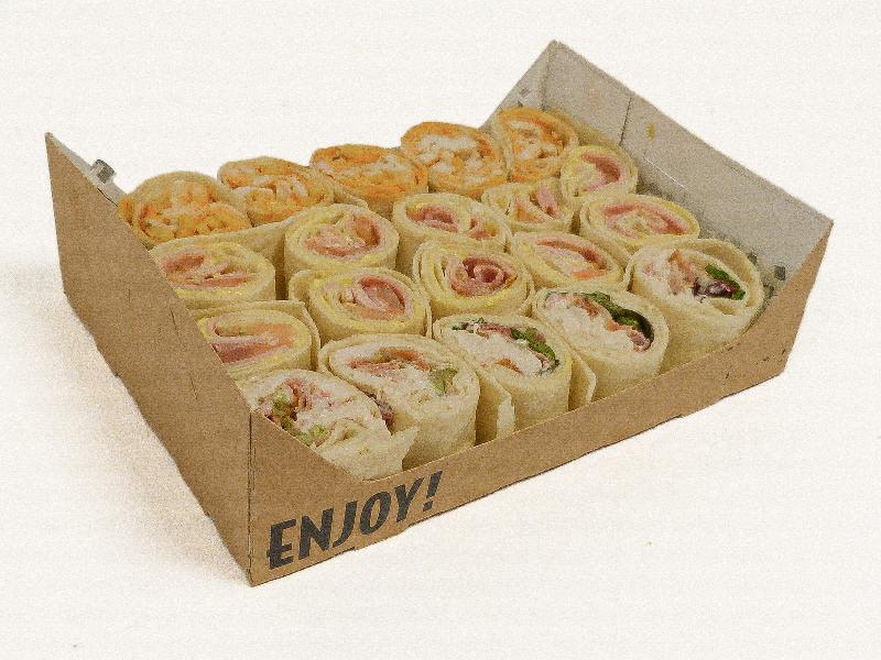 Classic Meat Wrap Platter 20 Pieces Serves 5 