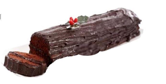 Christmas Menu Chocolate Yule Log 10 pieces