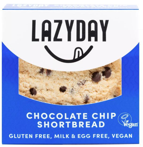 Lazy Day Chocolate Chip Shortbread Individually Wrapped (vg) (gf)