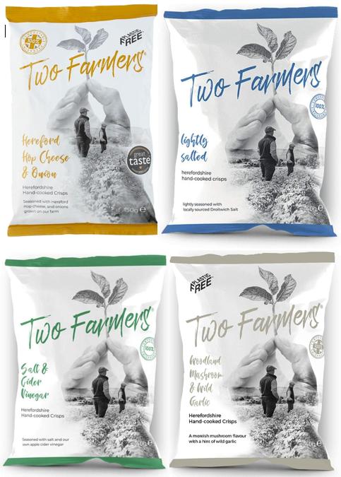 Individual Packet Of Two Farmers Crisps 40g (v)