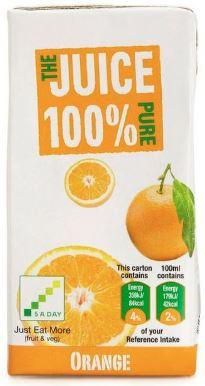 Individual Juice Carton Orange 200ml  (vg) (gf)
