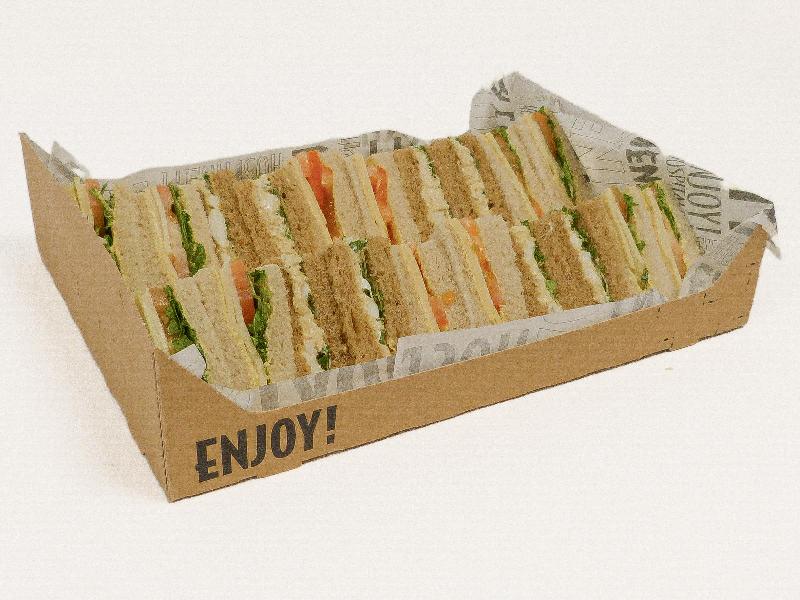 Big Lunch  Vegetarian Sandwich Platter  20 Pieces Serves 5 