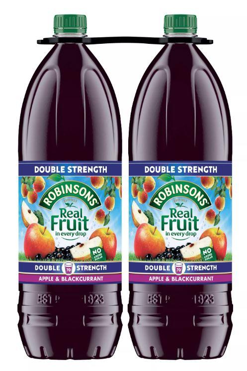 Robinsons Blackcurrant & Apple Double Strength Squash 1.75ltr x 2 - RGS