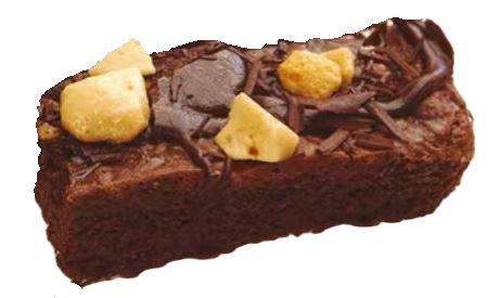 Cinder Toffee Brownie Individual Slice  (vg) (gf)