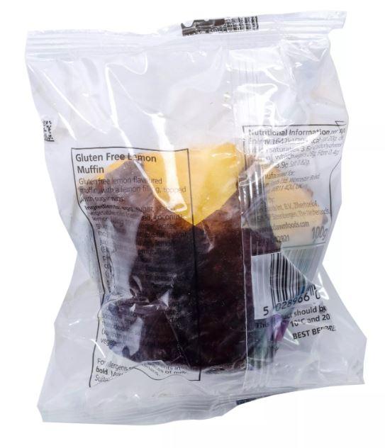 Lemon Filled Muffin Individually Wrapped (gf)