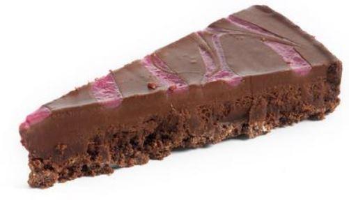 Chocolate & Raspberry Tart Individual slice  (vg) (gf)