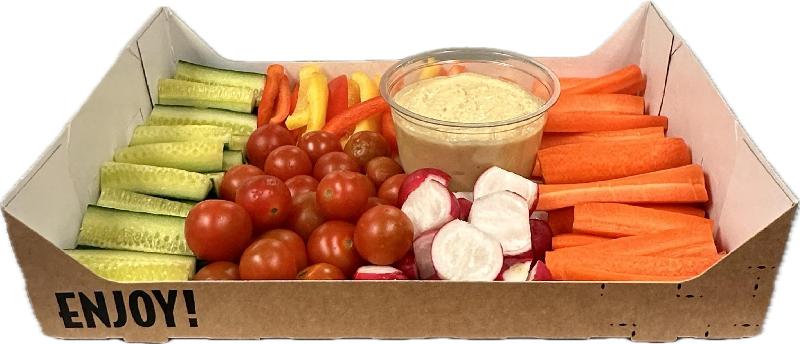 Crudites Platter With Hummus Dip Serves 5