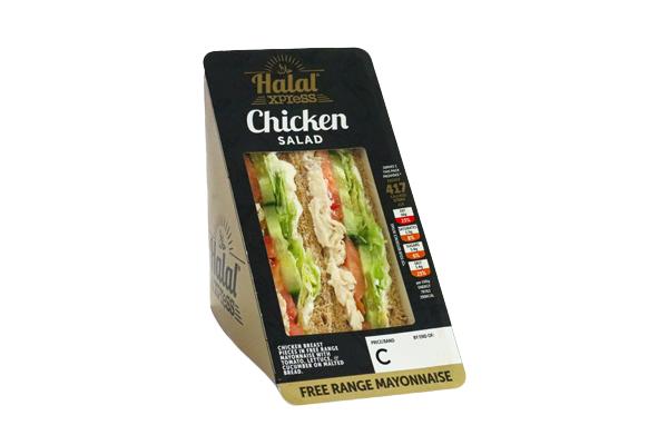 Halal Wedge Chicken Salad Packed