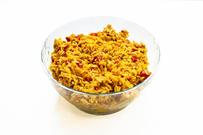 Orzo Pasta Salad With Semi Dried Tomatoes (Serves 10)