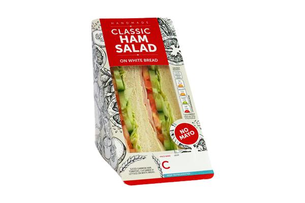 Classic Ham Salad On White Packed Lunch Option 3 NM