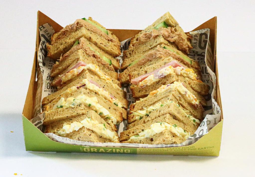 Gluten Free Mixed Sandwiches Platter 12 Pieces serves 3 