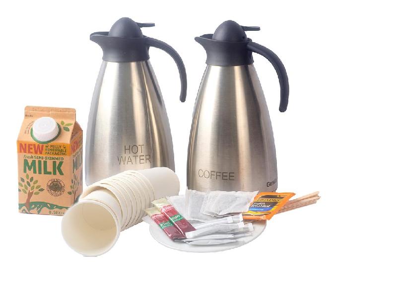 Brewed Coffee & Tea Served In Disposables Serves Up To 10