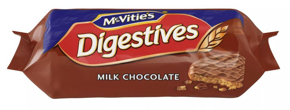 McVities Milk Chocolate Digestive Biscuits 200g x 24- RGS