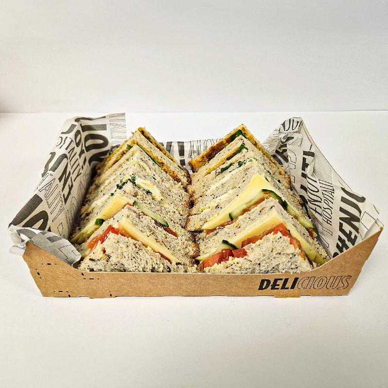 Gluten Free Vegetarian Sandwich Platter 12 Pieces serves 3 