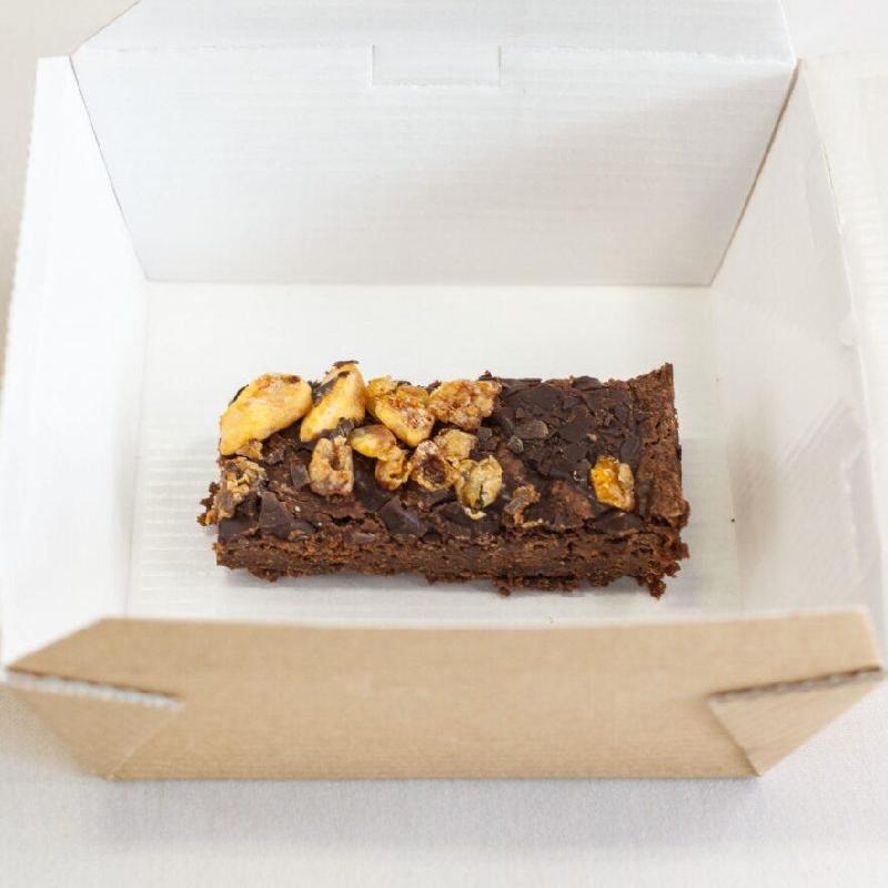 Cinder Toffee Brownie Individual Slice (vg) (gf)