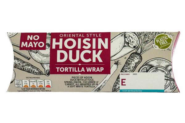 Hoi Sin Duck, Carrot, Spring Onion & Lettuce Wrap NM