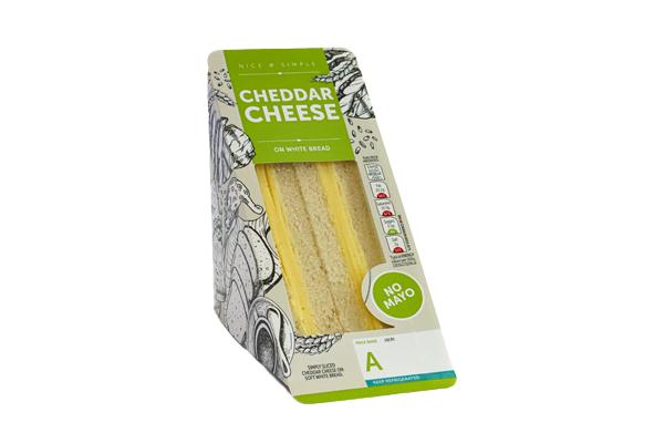 Simply Cheese On White Packed Lunch Option 1 NM,V