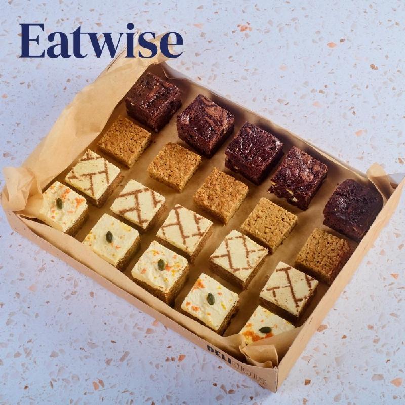 Eatwise Mixed Mini Cake Selection Platter 20 Pieces 