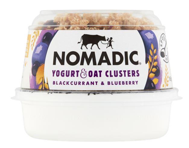 Yogurt & Oat Clusters Blackcurrant And Blueberry x 6 (v)