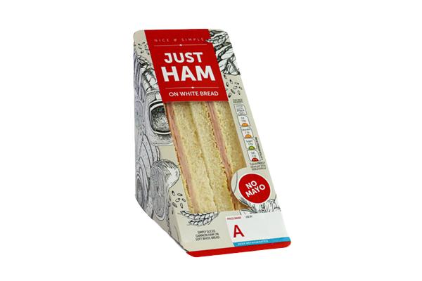 Simply Ham On White Packed Lunch Option 1 NM